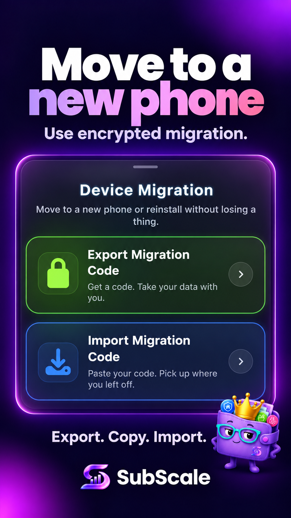 Move to a new phone